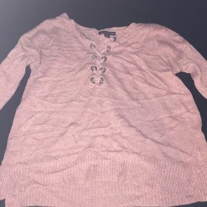 American eagle outfitters red lightweight sweater